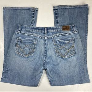 BKE Buckle Culture Boot Flare Midrise Denim Jeans